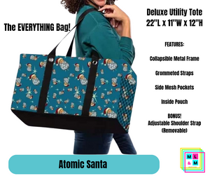 Atomic Santa Collapsible Tote by ML&M