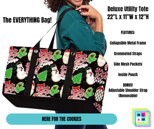 Here For The Cookies Collapsible Tote by ML&M