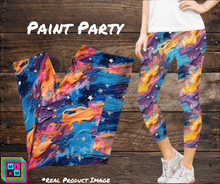 Load image into Gallery viewer, Paint Party Capri Length w/ Pockets