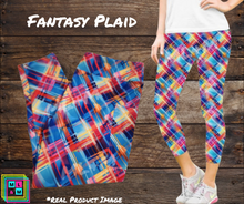 Load image into Gallery viewer, Fantasy Plaid Capri Length w/ Pockets