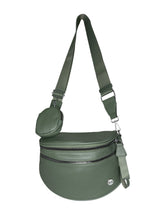 Load image into Gallery viewer, Iris June Best Version Faux Leather Bag (#8063) Detachable Strap Hip Bag with Coin Purse - By Iris &amp; Rainbow