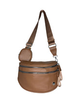 Load image into Gallery viewer, Iris June Best Version Faux Leather Bag (#8063) Detachable Strap Hip Bag with Coin Purse - By Iris &amp; Rainbow