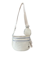 Load image into Gallery viewer, Iris June Best Version Faux Leather Bag (#8063) Detachable Strap Hip Bag with Coin Purse - By Iris &amp; Rainbow
