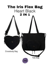 Load image into Gallery viewer, The Iris Flex Sling/Tote Bag (#2026) Fashionable Heart Shaped Tote Bag - By Iris &amp; Rainbow
