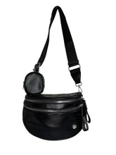 Load image into Gallery viewer, Iris June Best Version Faux Leather Bag (#8063) Detachable Strap Hip Bag with Coin Purse - By Iris &amp; Rainbow