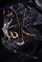 Load image into Gallery viewer, Crystal Bat Hoop Earrings