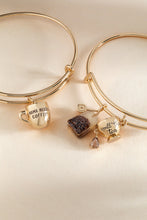 Load image into Gallery viewer, 'Spill the Tea' Cup &amp; Tea Bag Charm Bangle