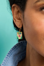 Load image into Gallery viewer, Crayola 'To Teach Is To Color A Life Forever' Crayon Box Earrings