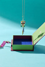 Load image into Gallery viewer, Crayola 'To Teach Is To Color A Life Forever' Crayon Box Locket