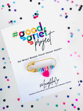 Load image into Gallery viewer, Do What Makes Your Heart Happy | #goodgriefproject Accessory Pin