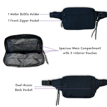 Load image into Gallery viewer, New All In One Iris Shoulder Crossbody Bag 2.0 (#1150) Water Bottle Holder, Adjustable Strap - By Iris &amp; Rainbow