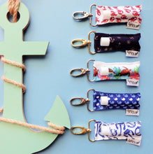 Load image into Gallery viewer, Swimming Sea Turtles LippyClip® Lip Balm Holder