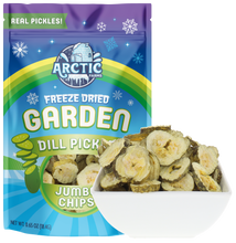 Load image into Gallery viewer, Freeze Dried Kosher Dill Pickle Jumbo Chips (Can be Salty)
