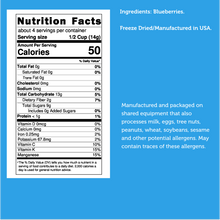 Load image into Gallery viewer, Freeze Dried Blueberries