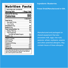 Load image into Gallery viewer, Freeze Dried Blueberries