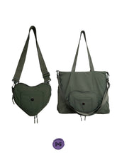 Load image into Gallery viewer, The Iris Flex Sling/Tote Bag (#2026) Fashionable Heart Shaped Tote Bag - By Iris &amp; Rainbow