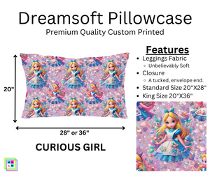 Curious Girl Dreamsoft Pillowcase by ML&M