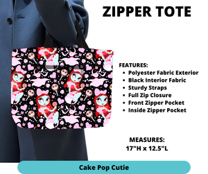 Preorder! Closes 12/4. ETA Feb. Cake Pop Cutie Every Color Zipper Tote