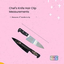 Load image into Gallery viewer, Chef's Knife Hair Clip