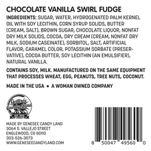 Load image into Gallery viewer, Chocolate Vanilla Swirl Fudge