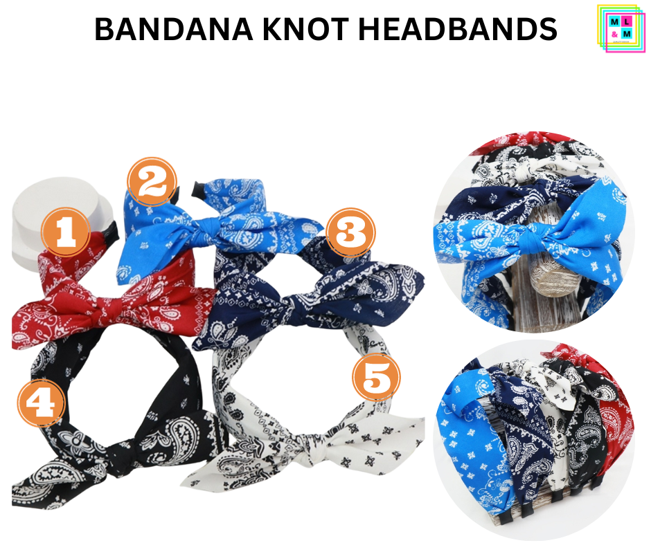 Bandana Knot Headbands