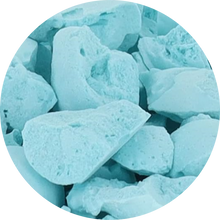 Load image into Gallery viewer, Freeze Dried Ice Cream That Does Not Melt (Bits) Cotton Candy Blue