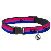 Load image into Gallery viewer, Cat Collar Breakaway - Flag Bisexual Pink Purple Blue