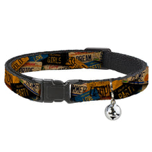 Load image into Gallery viewer, Cat Collar Breakaway - Cali License Plates Stacked Vintage