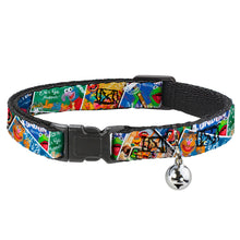 Load image into Gallery viewer, Cat Collar Breakaway - Muppets Postage Stamps Stacked