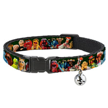 Load image into Gallery viewer, Cat Collar Breakaway - Muppets 20-Character Group Pose Greens