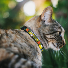 Load image into Gallery viewer, Cat Collar Breakaway with Bell - Classic TMNT Ninja Turtles Party Van All Sides Green Yellow Orange