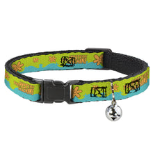 Load image into Gallery viewer, Cat Collar Breakaway - Scooby Doo THE MYSTERY MACHINE Paint Job Green Aqua Orange