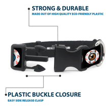 Load image into Gallery viewer, Plastic Clip Collar - Eyeballs Black/Multi Color