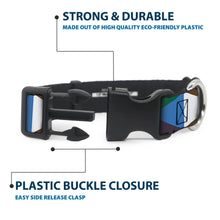 Load image into Gallery viewer, Plastic Clip Collar - Geometric Triangle Blocks Multi Color