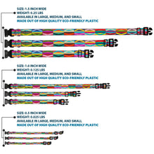 Load image into Gallery viewer, Plastic Clip Collar - Geometric10 Multi Color