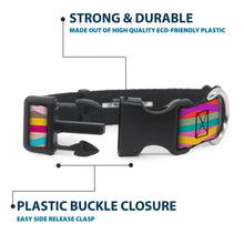 Load image into Gallery viewer, Plastic Clip Collar - Geometric10 Multi Color