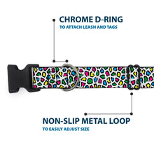 Load image into Gallery viewer, Plastic Clip Collar - Leopard White/Multi Color