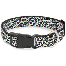 Load image into Gallery viewer, Plastic Clip Collar - Leopard White/Multi Color