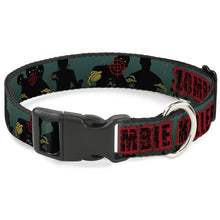 Load image into Gallery viewer, Plastic Clip Collar - ZOMBIE KILLER Zombie March Green/Red/Black