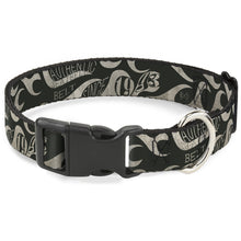 Load image into Gallery viewer, Plastic Clip Collar - BD AUTHENTIC SEATBELT BELT SINCE 1993 Flames Olive/Tan