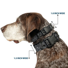 Load image into Gallery viewer, Plastic Clip Collar - BD Logo Scattered Black/Gray