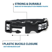 Load image into Gallery viewer, Plastic Clip Collar - BD Monogram2 White/Black