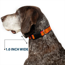 Load image into Gallery viewer, Plastic Clip Collar - BUCKLE-DOWN Shapes Red/Orange