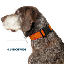Load image into Gallery viewer, Plastic Clip Collar - BUCKLE-DOWN Shapes Red/Orange