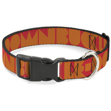 Load image into Gallery viewer, Plastic Clip Collar - BUCKLE-DOWN Shapes Red/Orange