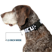 Load image into Gallery viewer, Plastic Clip Collar - BUCKLE-DOWN Shapes Black/White