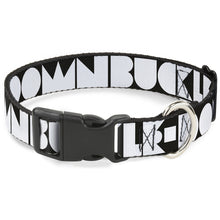 Load image into Gallery viewer, Plastic Clip Collar - BUCKLE-DOWN Shapes Black/White