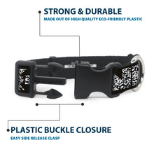 Load image into Gallery viewer, Plastic Clip Collar - BUCKLE-DOWN Shapes Black/Camo White/Black
