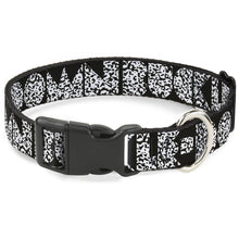 Load image into Gallery viewer, Plastic Clip Collar - BUCKLE-DOWN Shapes Black/Camo White/Black