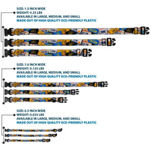 Load image into Gallery viewer, Plastic Clip Collar - Cali License Plates Stacked